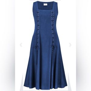Holy Clothing Amelia Maxi Dress - Blue Medium